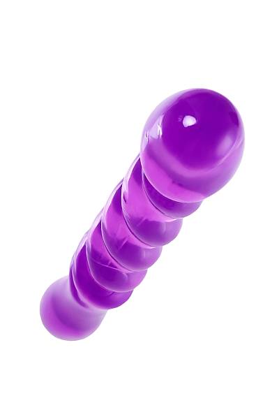 A-Toys by TOYFA  �ift tarafl� yapay penis Tanza, TPE, mor, 27,5 cm
