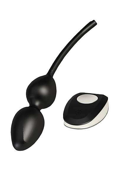 Mystim Jane Untamed Geisha Balls vibe vajinal Toplar�, titre�imli, silikon, siyah