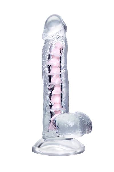 A-Toys by TOYFA Esnek Paret yapay penis, TPE, Transparan, 18 cm