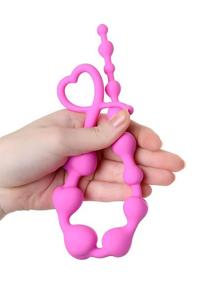 ToDo by Toyfa Long Sweety anal Zinciri, silikon, pembe, 34 cm, � 2,7 cm