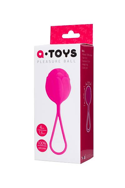 A-Toys by TOYFA  Rosi vajinal toplar�, silikon, pembe, 10,5 cm
