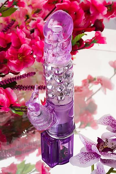 A-Toys by TOYFA High-Tech fantasy klitoral uyar�c� vibrat�r, TPE, mor, 26,5 cm