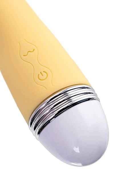 Flovetta by Toyfa Calla vibrat�r�, silikon, sar�, 22 cm