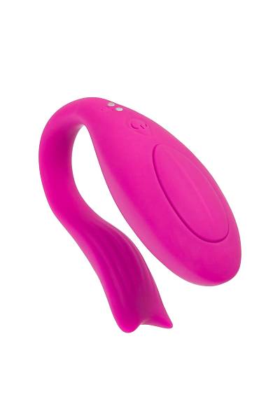 A-Toys by TOYFA Dolphy �iftler ��in Vibrat�r, Silikon, Pembe, 9,6 cm