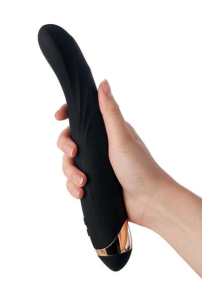 WANAME D-SPLASH Gereki olmayan Tornado Vibratr, Silikon, Siyah, 25 cm