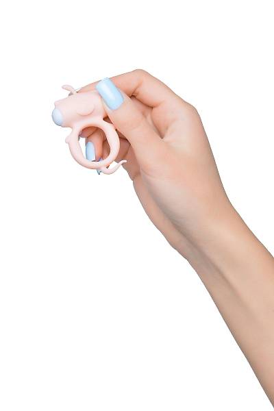 A-Toys by TOYFA Kear penis �zerindeki titre�im halkas�, silikon, pembe, � 2 cm