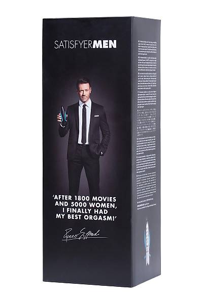 Satisfyer Men One Masturbator ger�ek�i Olmayan Tatmin Edici Erkekler, silikon, siyah, 25,5 cm
