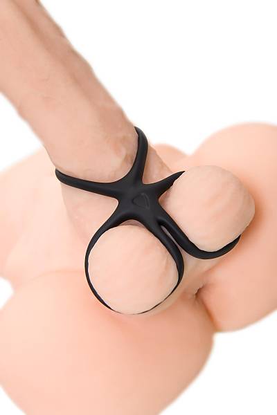 A-Toys by TOYFA KRAKEN l Penis Halkas, Silikon, Siyah, 10 cm