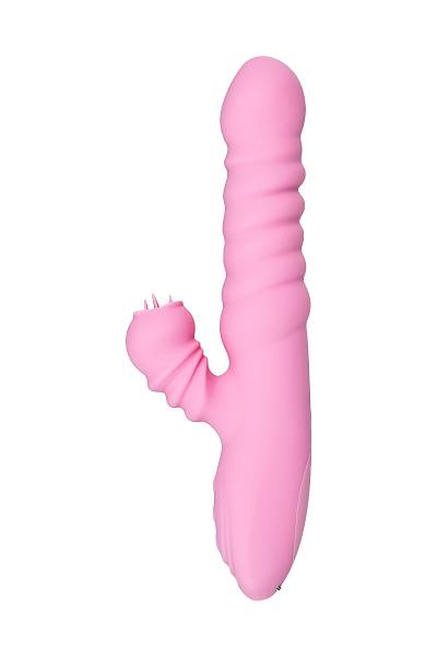 JOS Lixy Vibrat�r, Yukar� ve A�a�� Fonksiyonlu, Silikon, Pembe, 23 cm