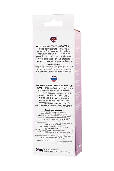 A-Toys by TOYFA ger�ek�i olmayan vibrat�r, silikon, mor, 18 cm