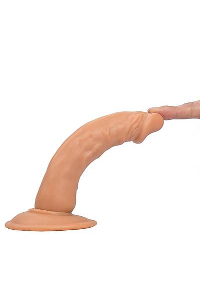 Yukar Eik Realistik Dildo Penis 18,5 cm