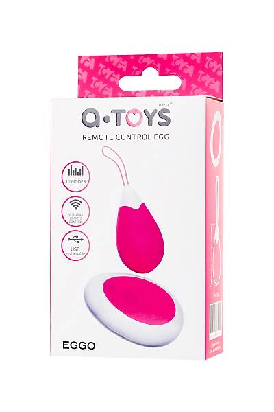 A-toys by TOYFA Uzaktan kumandal� Eggo Vibrat�r�, silikon, Pembe, 6 cm
