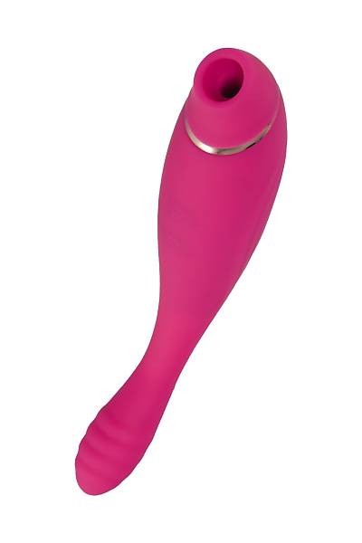 JOS Danvi vakum dalgas� uyar�ml� vibrat�r, Silikon, Pembe, 21,5 cm