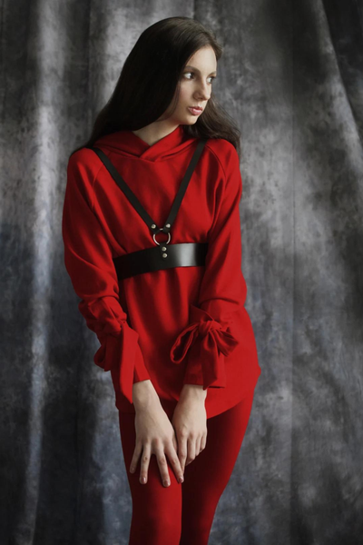 �zel Tasar�m Deri Aksesuar Kemer Siyah AKSESUAR