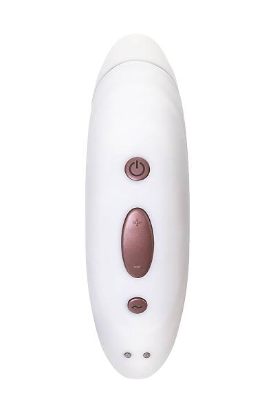 Satisfyer Pro Plus Klitoral stimlatr  Titreim, Silikon + ABS plastik, beyaz, 19 cm.