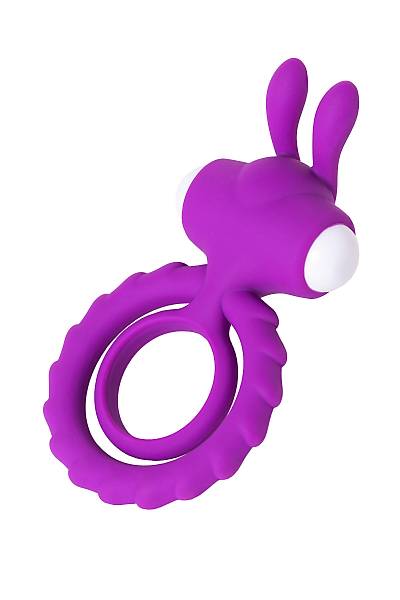 JOS GOOD BUNNY penis Montaj halkas�, silikon, mor, 9 cm