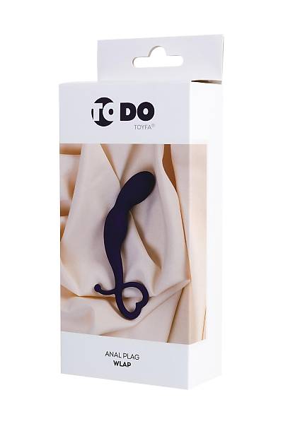 ToDo by Toyfa Wlap anal klf, silikon, mor, 16 cm,  2,5 cm