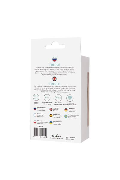 ToDo by Toyfa ��l� anal k�l�f, Silikon, nane, 10,5 cm, � 2,4 cm