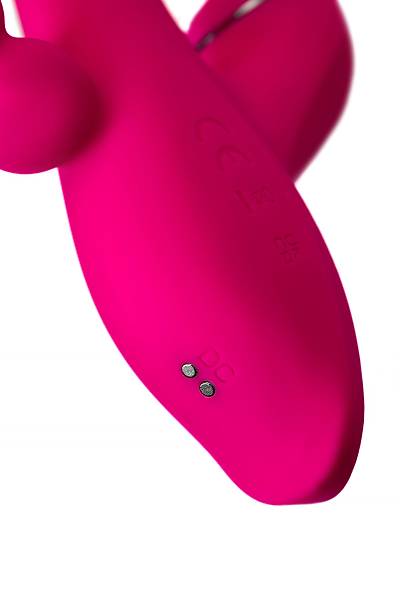 JOS TRIPLING  3'� 1 Arada Vibrat�r, Silikon, Pembe, 21 cm