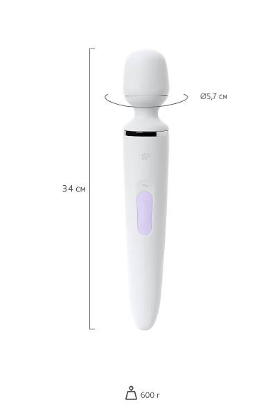 Satisfyer Wand-er Woman Beyaz 34 cm Masaj Aleti