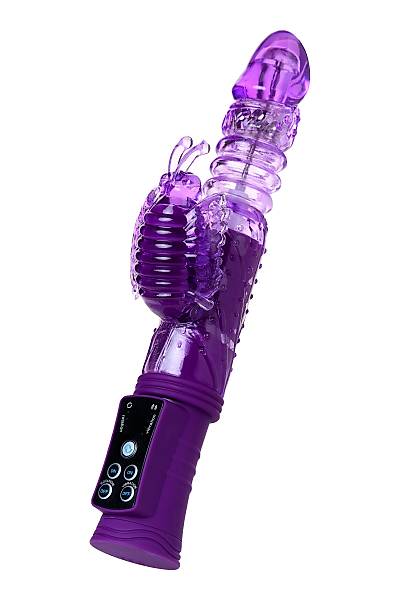 A-Toys by TOYFA High-Tech fantasy klitoral uyar�c� vibrat�r, TPR, mor, 23 cm