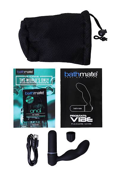 Bathmate Prostat stim�lat�r� Vibe, ABS plastik, siyah, 10,5 cm