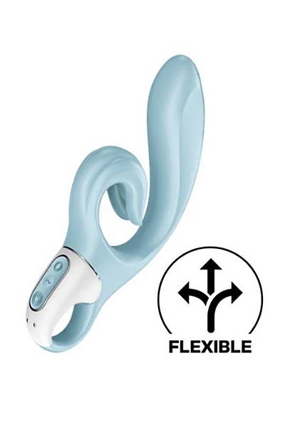 Satisfyer Love me Tav�an vibrat�r� Sev beni, silikon, mavi