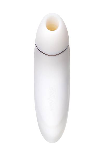 Satisfyer Pro Plus Klitoral stimlatr  Titreim, Silikon + ABS plastik, beyaz, 19 cm.