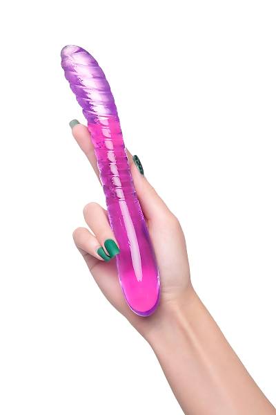 A-Toys by TOYFA ift tarafl yapay penis Frica, TPE, mor, 23 cm