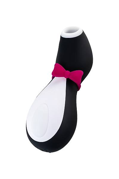 Satisfyer Penguin vakum dalgas� temass�z klitoris stim�lat�r�, silikon, siyah, 11,5 cm.