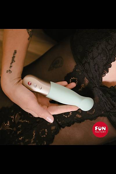 Fun Factory SUNDAZE pulsat�r�, silikon, cam g�be�i, 17,5 cm