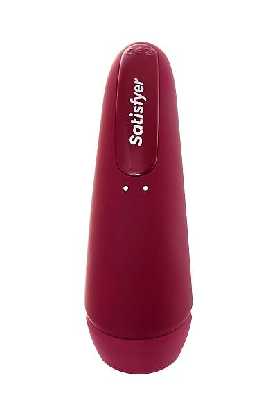 Satisfyer Curvy 1 Connect App vakum dalgas� temass�z klitoris stim�lat�r�, silikon, k�rm�z�, 14,3 cm