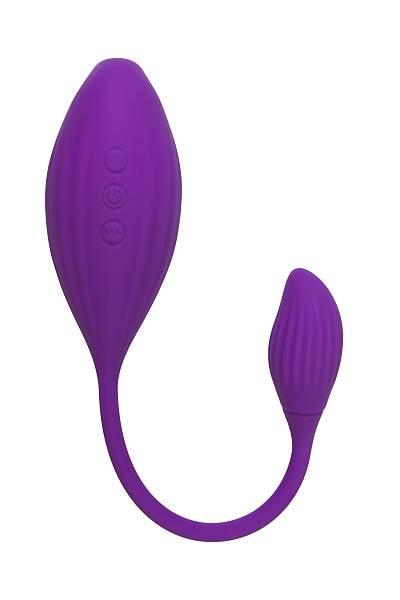 JOS Ginny Vakum Klitoral Vibrator, Silikon, Mor, 31 cm