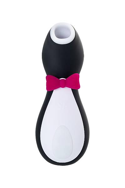 Satisfyer Penguin vakum dalgas� temass�z klitoris stim�lat�r�, silikon, siyah, 11,5 cm.