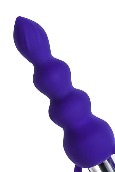 ToDo by Toyfa Twisty anal k�l�f, silikon, mor, 14 cm, � 3,2 cm