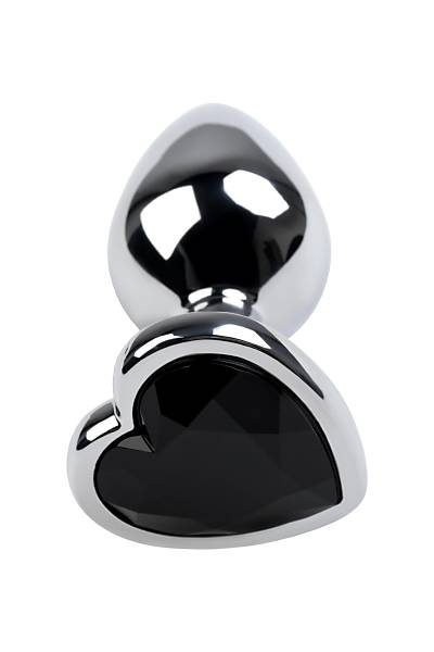 Metal by TOYFA anal klf, Metal, gm, siyah kristalli, 7 cm,  2,7 cm, 50 g