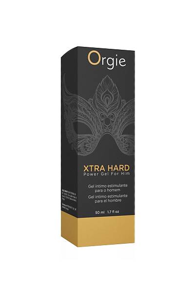 ORGIE Erkekler i�in heyecan verici krem Xtra Hard Power Jel for Him, 50 ml