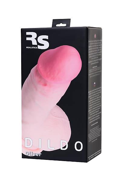 TOYFA RealStick Elite Oliver gereki Yapay penis, TPR  Malzeme 18,5 cm