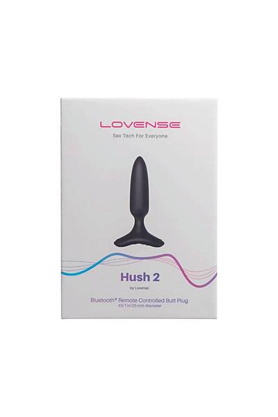 Hush 2 Butt Plug Xs 25mm Telefon Kontroll� Anal Plug