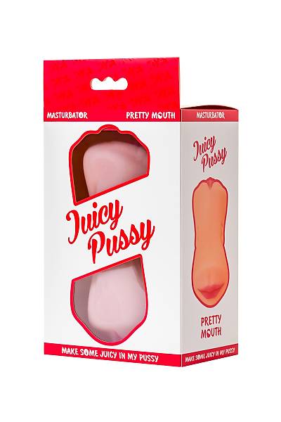 Juicy Pussy by TOYFA Masturbator Gereki Pretty Mouth Az ve Vajina SoftSkin 17 cm