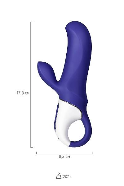 Satisfyer Magic Bunny Ger�ek�i olmayan  Vibrat�r�, Silikon, Mor, 17,7 cm