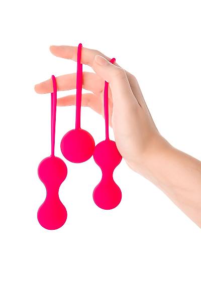 A-Toys by TOYFA Redvil vajinal toplar, silikon, pembe, 16,5 cm