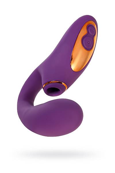 �ift uyar�ml� masaj aleti L'Eroina Megam, silikon, mor, 27,5 cm