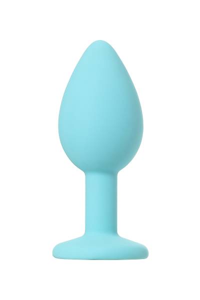 ToDo by Toyfa Brilliant anal klf, silikon, cam gbei, beyaz kristalli, 7 cm,  2,8 cm, 26 g