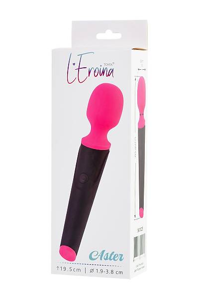 L'ERONA by TOYFA Aster titreim stimlatr, silikon, pembe, 19,5 cm,  3,8 cm