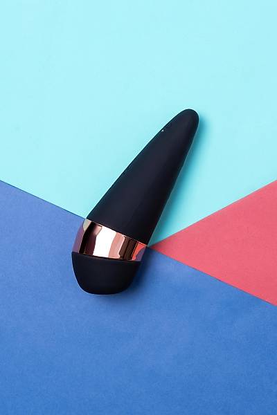 Satisfyer PRO 3 Vakum Dalgas� Temass�z Klitoral Stim�lat�r  Titre�im, Silikon, Siyah, 14 cm.