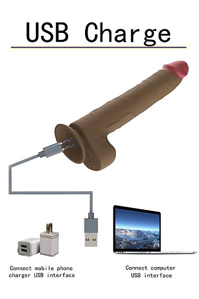 45 Derece Istmal Uzakta Kumandal arjl ve Dner Bal Titreimli Vibratr 22,5cm