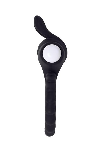 JOS BAD BUNNY penis Montaj halkas, silikon, siyah, 9 cm
