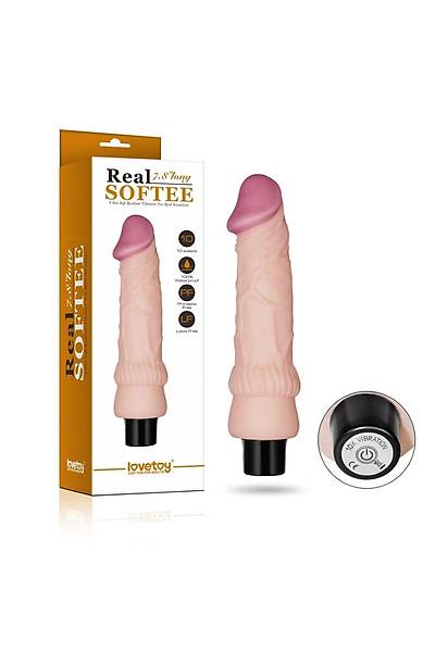 Lovetoy Softee 10 Fonksiyonlu Realistik Vibratr Penis 20 cm