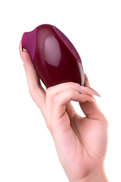 A-Toys by TOYFA  Myrty Vakum Klitoral Stim�lat�r�, Bordo, 9,8 cm